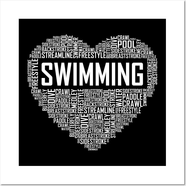 Swimming Heart Wall Art by LetsBeginDesigns